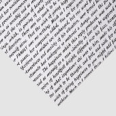 高慢と偏見の文字 薄葉紙 (詳細)