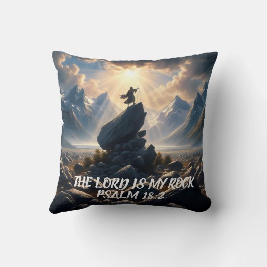 高所征服王は我が岩 クッション (裏面)