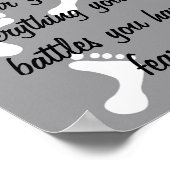 高揚するポスターは恐れのないアラーム ポスター (角)