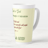 高揚する詩の信仰ラテマグカップ カフェラテマグ (右アングル)