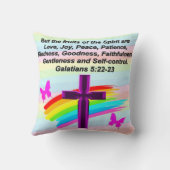 高揚性ガラテヤ5聖なる書物、 経典 クッション (裏面)