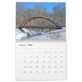 高揚性引用文と写真のブレンド カレンダー (1月 2026)