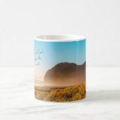 高揚感動的聖書の詩詩篇37:4 コーヒーマグカップ (中央)