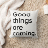 高揚感動的陽性引用文モダン クッション (ブランケット)