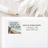 高揚聖書引用文差出人住所ラベル ラベル (インサイチュ)