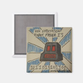 高期待ロボットのお父さん マグネット (正面/裏面)