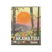高松 日本 旅行ポスター ノートパッド (回転)