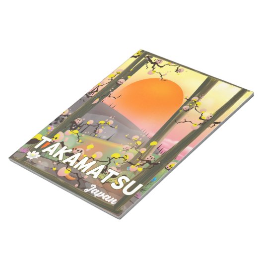 高松 日本 旅行ポスター ノートパッド (アングル)