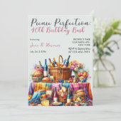 高架ピクニカラフルック40th誕生日パーティー 招待状 (スタンド正面)