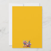 高架ピクニカラフルック40th誕生日パーティー 招待状 (裏面)