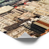 高架北京の街並 ポスター (角)