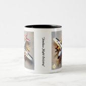 "高架旅行" ツートーンマグカップ (中央)