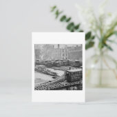 高架鉄道ヨンカーズのニューヨーク市電列車 ポストカード (スタンド正面)