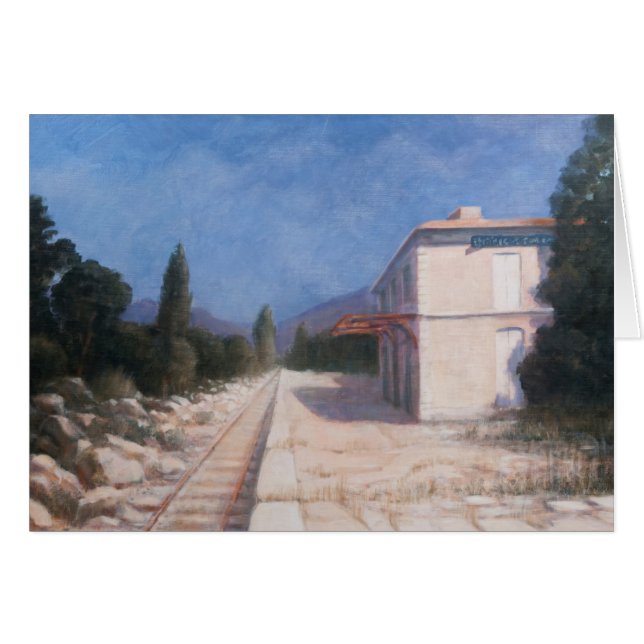 高架鉄道駅Châteauneuf 2012年 (正面横)