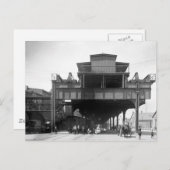 高架鉄道、フィラデルフィア、PA、1910 ポストカード (正面/裏面)