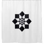 高柳風車 シャワーカーテン (正面)