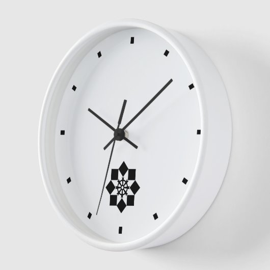 高柳風車 壁時計 (傾斜)