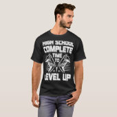 高校がレベルアップするまでの完了時間 Tシャツ (正面フル)