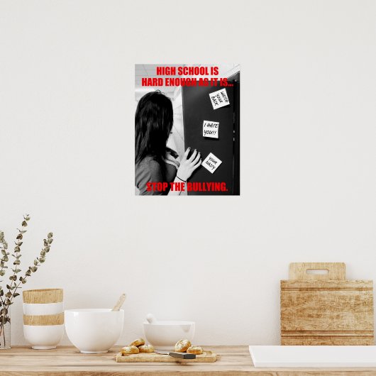 高校のいじめ ポスター (キッチン)