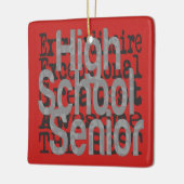 高校の上級超大人選手 セラミックオーナメント (左)