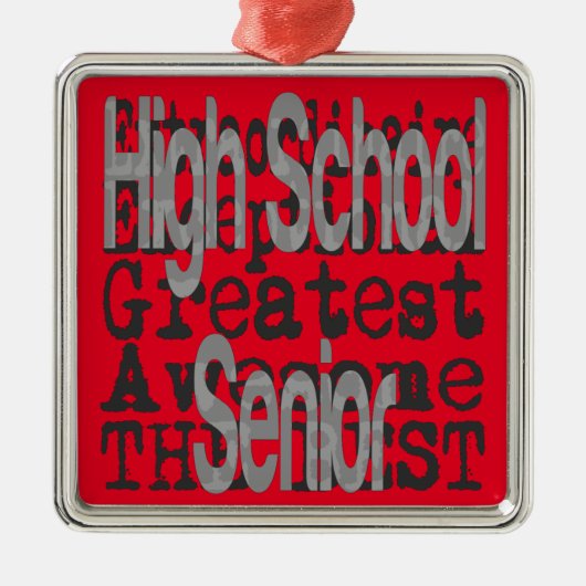 高校の上級超大人選手 メタルオーナメント (正面)