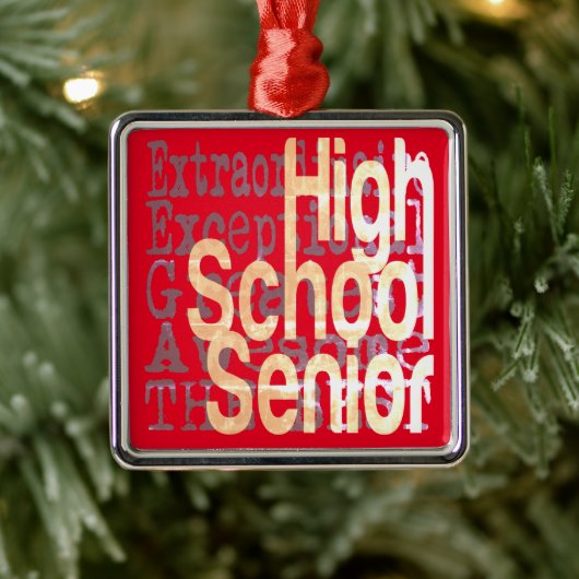 高校の上級超大人選手 メタルオーナメント (ツリー)