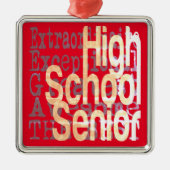 高校の上級超大人選手 メタルオーナメント (正面)