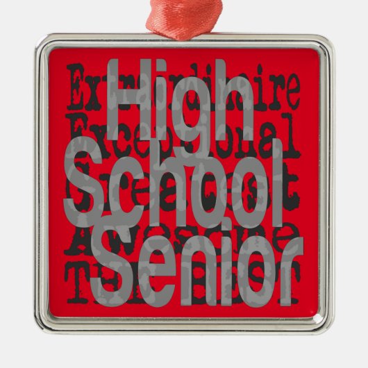 高校の上級超大人選手 メタルオーナメント (正面)