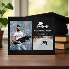 高校の卒業発表予算チョークブラック