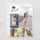 高校の卒業発表4写真の書 招待状 (正面)