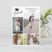 高校の卒業発表4写真の書 招待状 (スタンド正面)