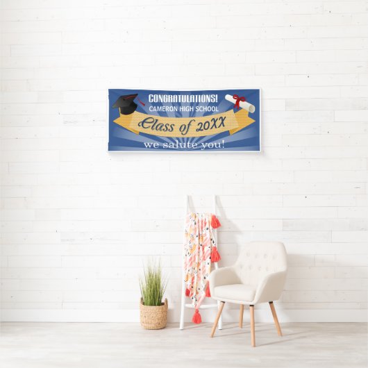 高校の大学院 横断幕 (インサイチュ)