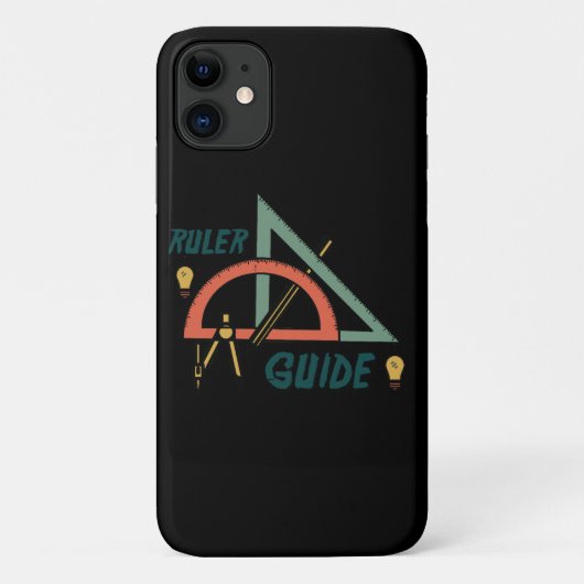 高校の定規ガイド Case-Mate iPhoneケース (裏面)