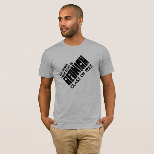 高校の授業の懇親会の名前をカスタムする年V25 Tシャツ (正面フル)