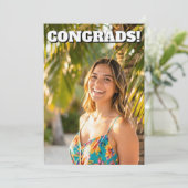 高校または大学の卒業パーティー 招待状 (スタンド正面)