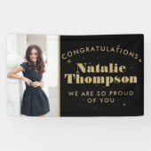 高校または大学の卒業写真カスタマイズ撮影 横断幕 (横)