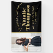 高校または大学の卒業写真カスタマイズ撮影 横断幕 (縦)