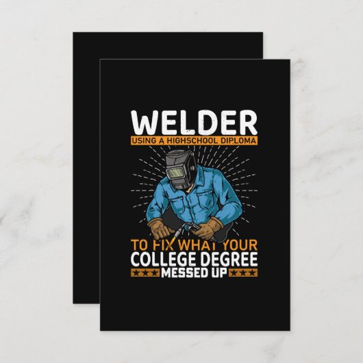 高校を使ってベクトル溶接機を使って修正する 招待状 (正面/裏面)