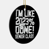 高校を卒業する私は2023%の先輩のように セラミックオーナメント (右)
