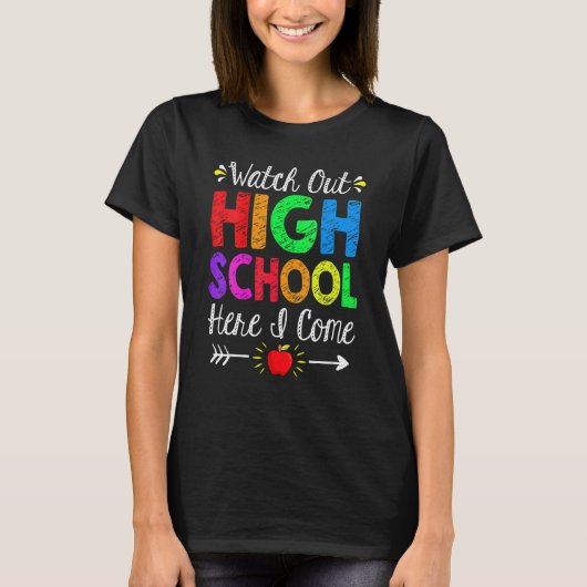 高校を見守る私の来新学期_ Tシャツ (正面)