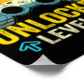 高校アンロックレベルアップ新学期 ポスター (角)