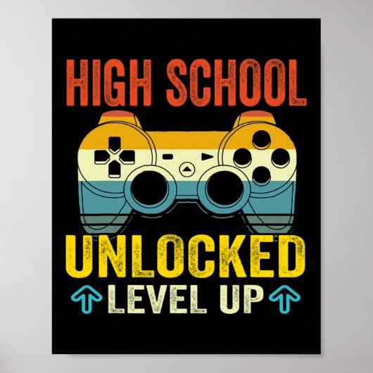 高校アンロックレベルアップ新学期 ポスター (正面)