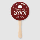 高校カスタム卒業パーティー写真扇風機 ハンドファン (正面)