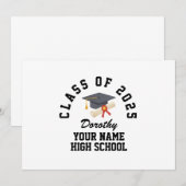 高校カスタム卒業党 招待状 (正面/裏面)