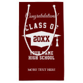 高校クラスカスタムカラー卒業抱き枕 スモールペーパーバッグ (裏面)