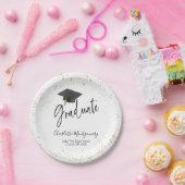 高校グラッドパーティーモダンスプラッシュグリッター ペーパープレート (パーティー)