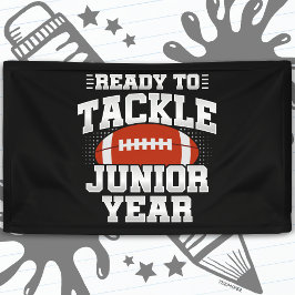 高校サッカー 11年生 新学期に突き進め！ 横断幕