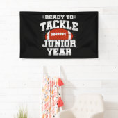 高校サッカー 11年生 新学期に突撃準備OK 横断幕 (インサイチュ)