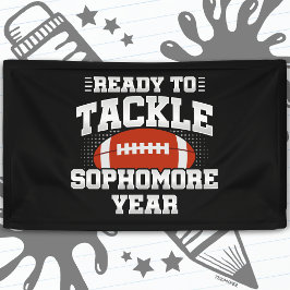 高校サッカー 2年生 新学期に突き進め 横断幕