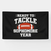 高校サッカー 2年生 新学期に突き進め 横断幕 (横)